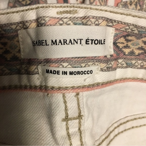 Isabel Marant Etoile Naomi Printed Denim Shorts - Picture 13 of 16